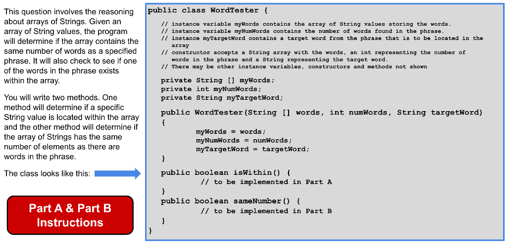 This is in Java Language Please do everything listed below! There is