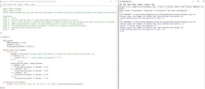  would like to know what I did wrong. when I input