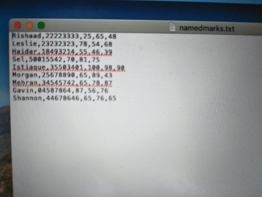 explaination . Thanks in advance! avage.py ents/4.6 Week 4 Prac def readFile(fileName):