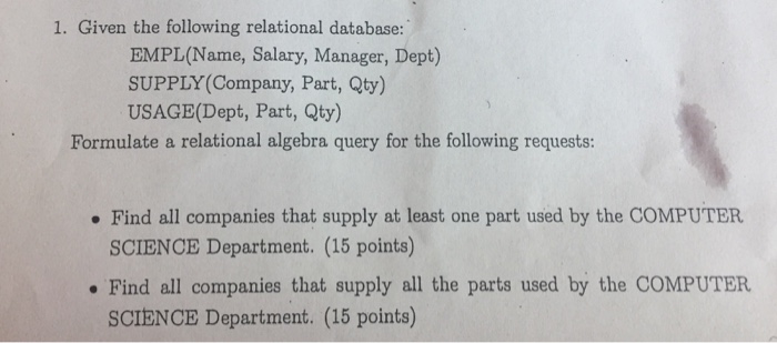  Guys can you help with this question please? Given the following