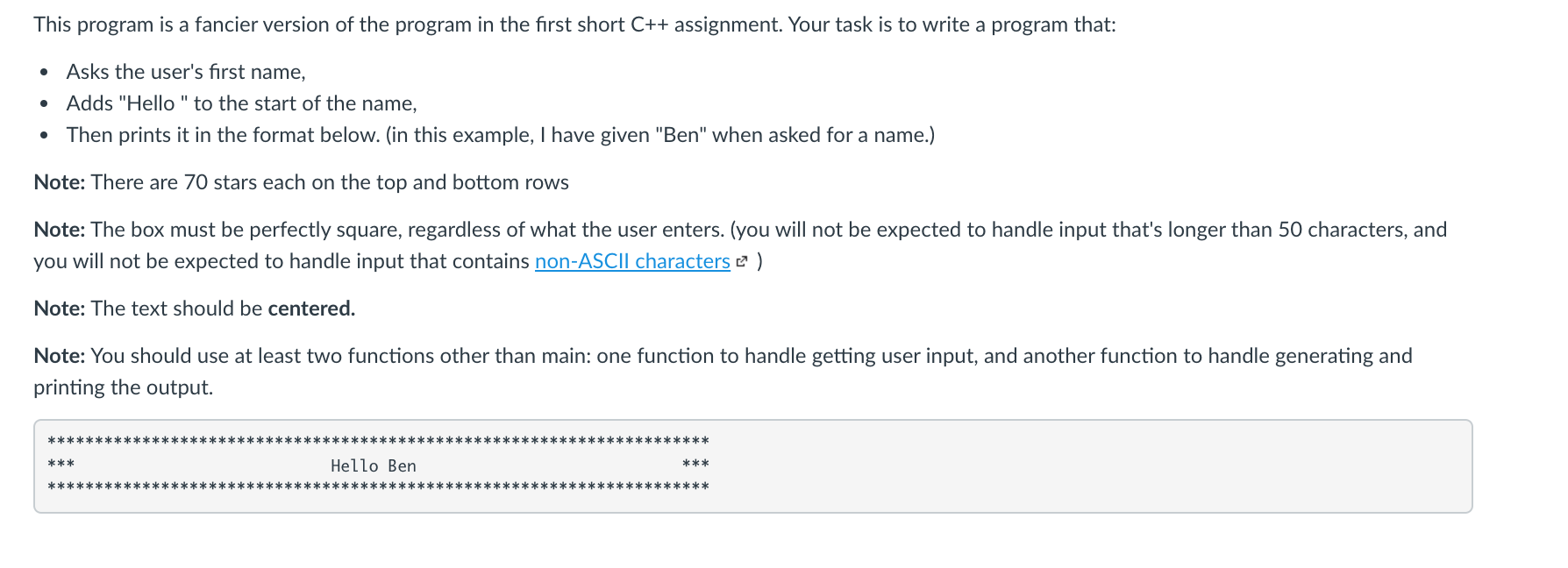  This program is a fancier version of the program in the