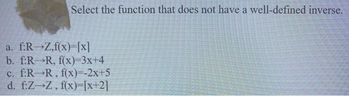  Urgent please answer fast. Select the function that does not have