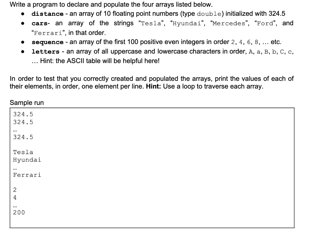  Write in C++ please . O Write a program to declare