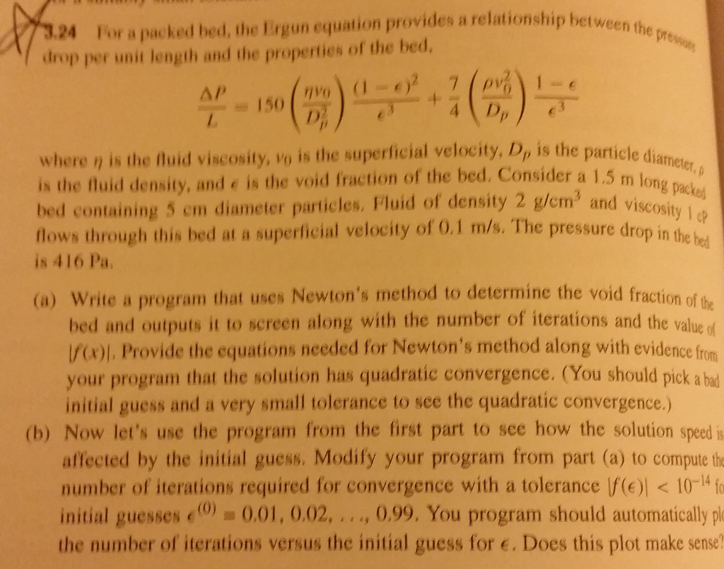 I need to write a program that uses newton's method to output