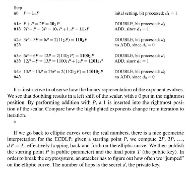 Here is information about the Double and Add algorithm: Here is the