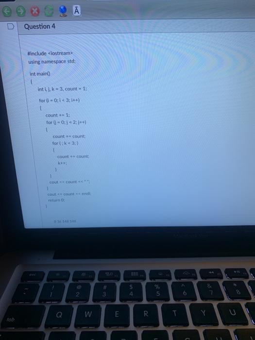 i need help with this question c++ D Question 4 #include using