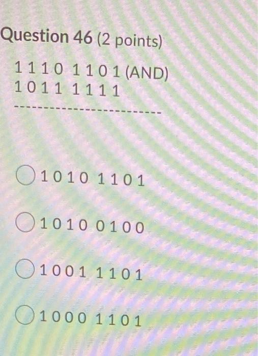 1 (XOR) 0011 1001 01011 1110 01011 0111 1011 0111 01010 0110