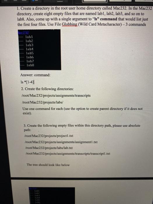  1. Create a directory in the root user home directory called