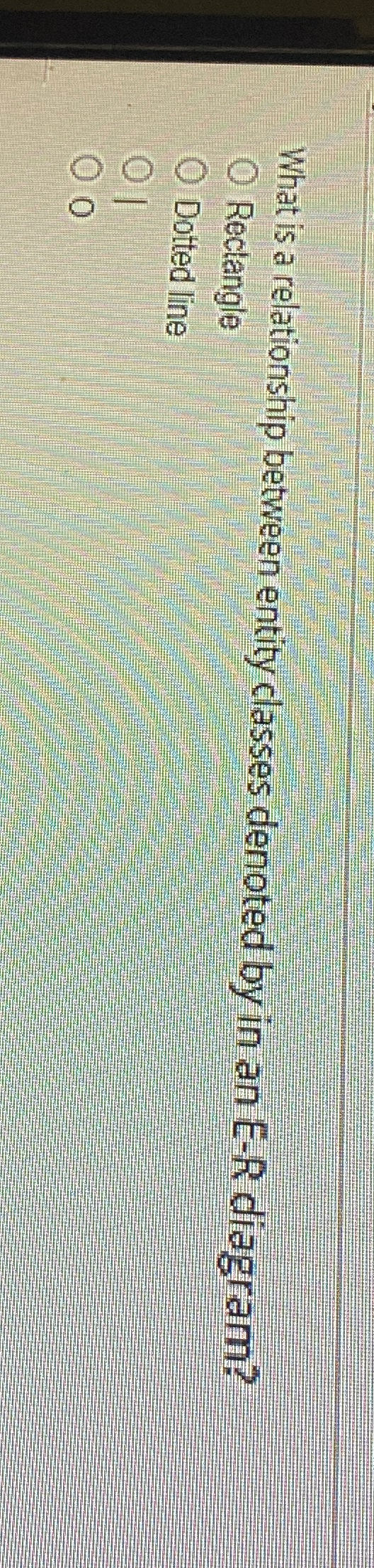  What is a relationship between entity classes denoted by in an