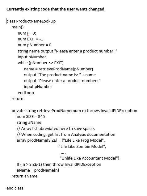 You will create a word processing document and create a psuedocode solution