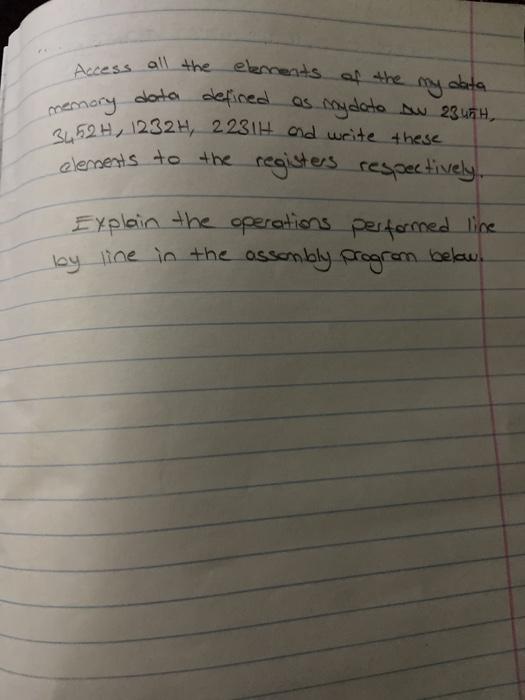  Access all the elements of the my data data defined as