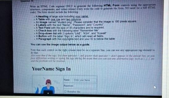  Question 14 rade). De foos shaid include the hilierwine A Hesding