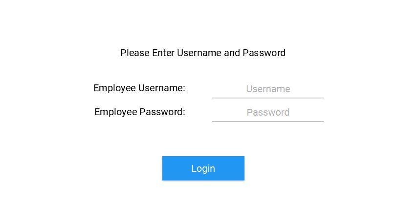 How do you write the code to get a customer login screen