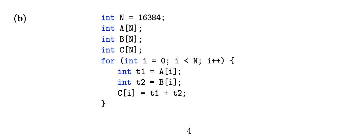 memory hierarchy. This hierarchy contains a single cache and an unbounded backing