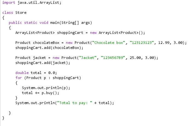 to their place. You already have some code for handling the shopping