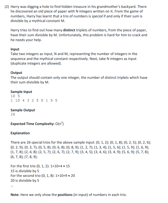 Using Java and Hashmap or Hashtable class, with a time complexity of