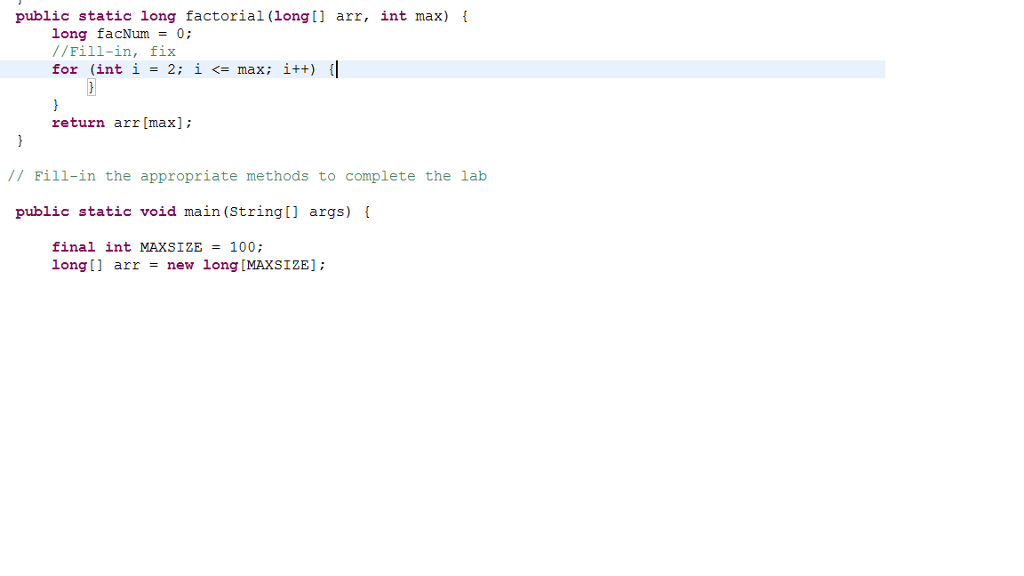 Please fill in the parts indicated "//Fill-in and Fix". Please do not