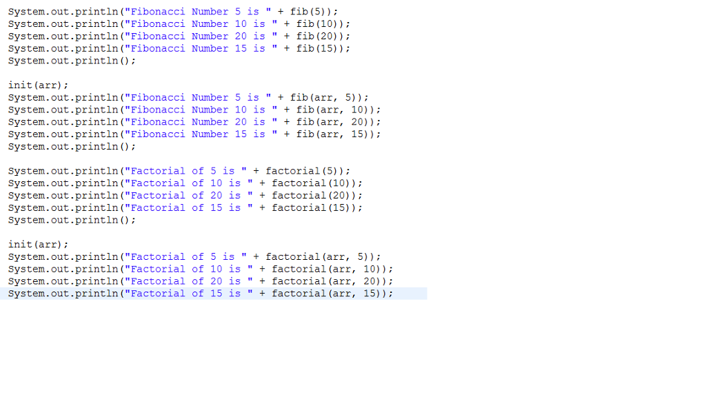 alter any of the other code already implemented on there. Sample outputs