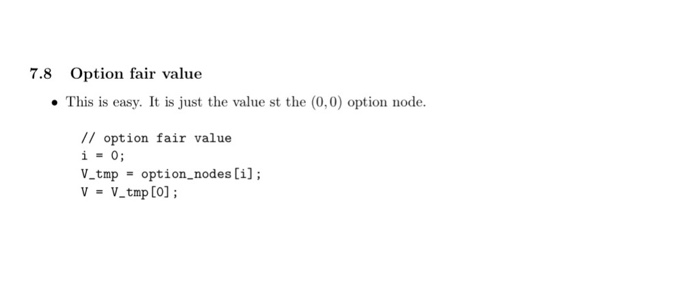expiration time T. (Measured in years.) 7. The current time to. (Measured