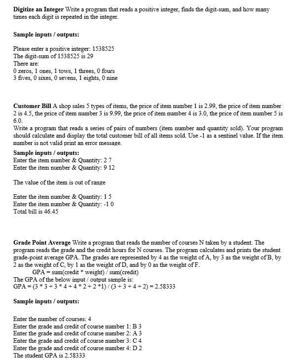 WRITE A C++ PROGRAM Digitize an Integer Write a program that reads