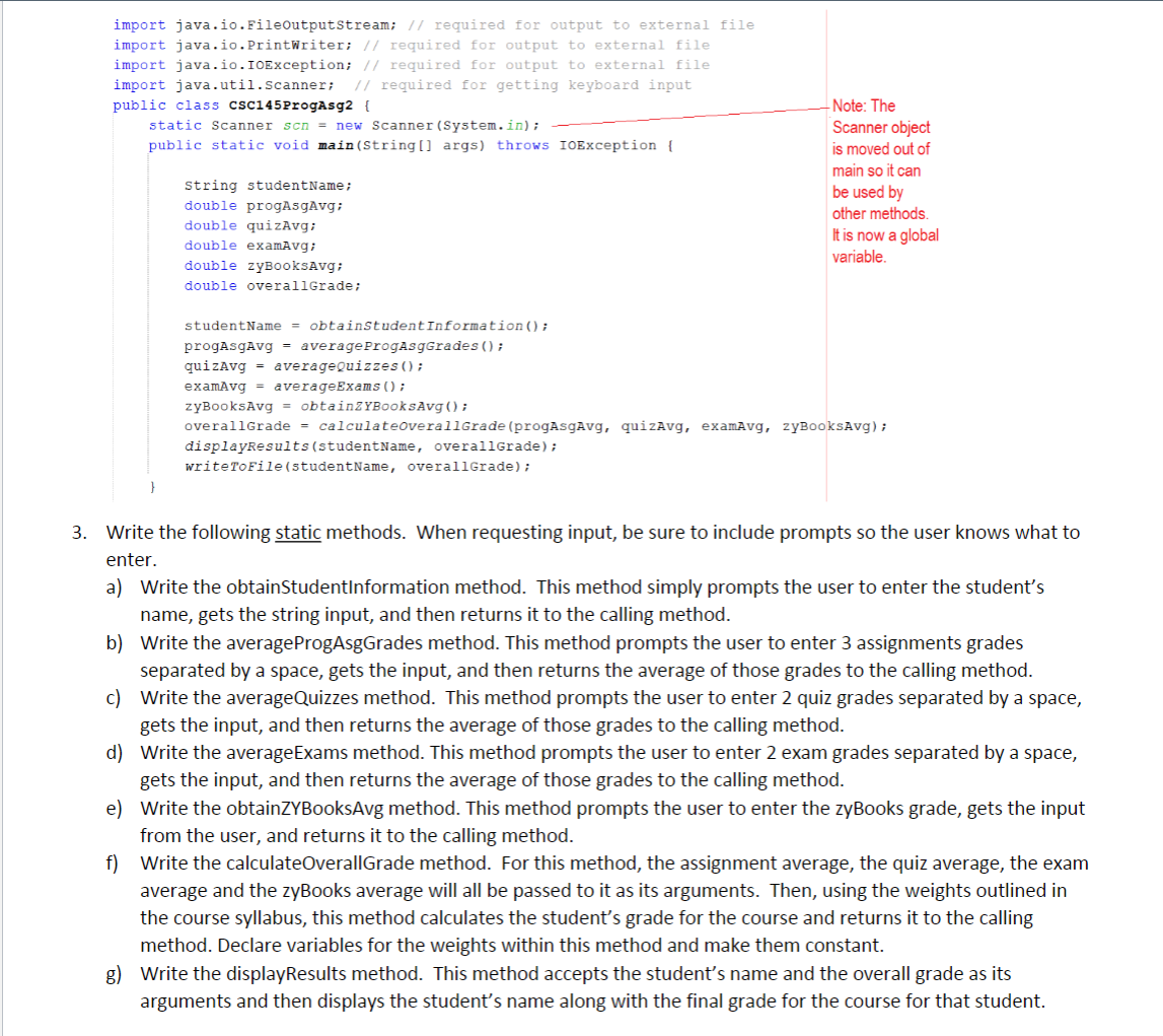 Can you code this using Java with Ant please? 3. Write the