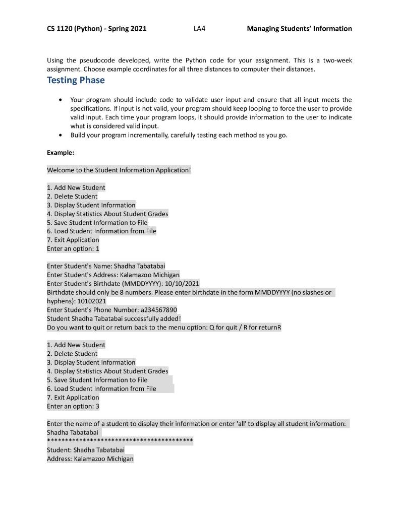 and pickle topics. Using pseudocode in algorithm development. Design the program flowchart.