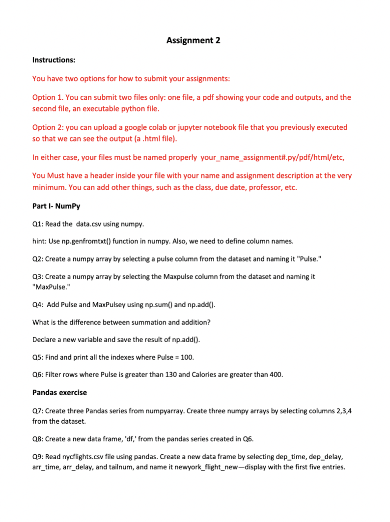 Having a very hard time completing this assignment in Python code. There