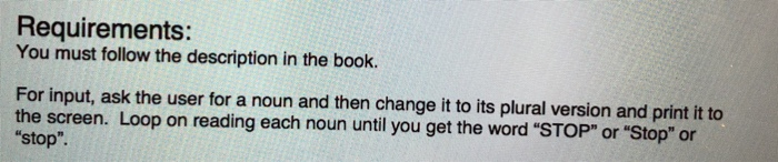 on the basis of these rules: If noun ends in "y", remove