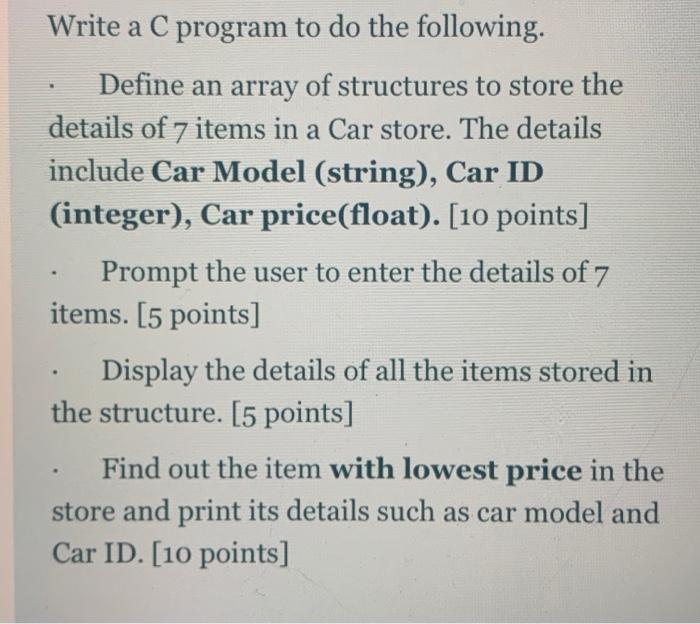 program containing a Linked List of 7 float numbers. Declare a structure