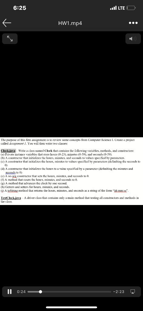  Also add comments to explain the code throughout. 6:25 All LTE