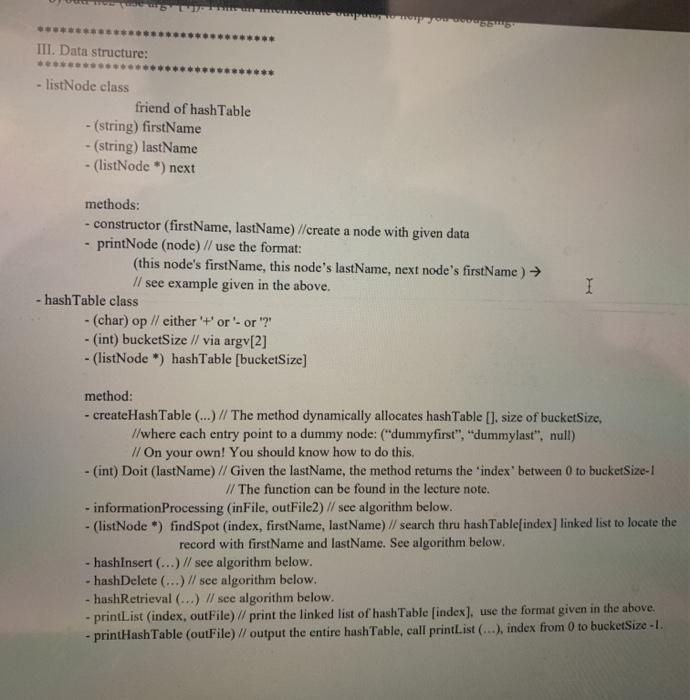 fThe bucket size, B, will be given via argv[2] in command line.