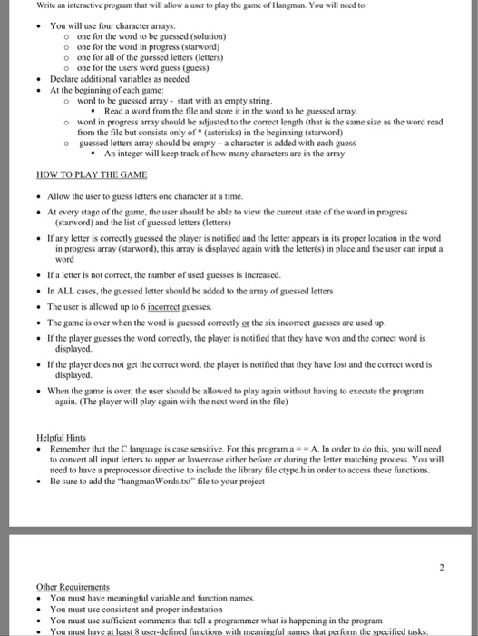  i need help make this program in c no global plz