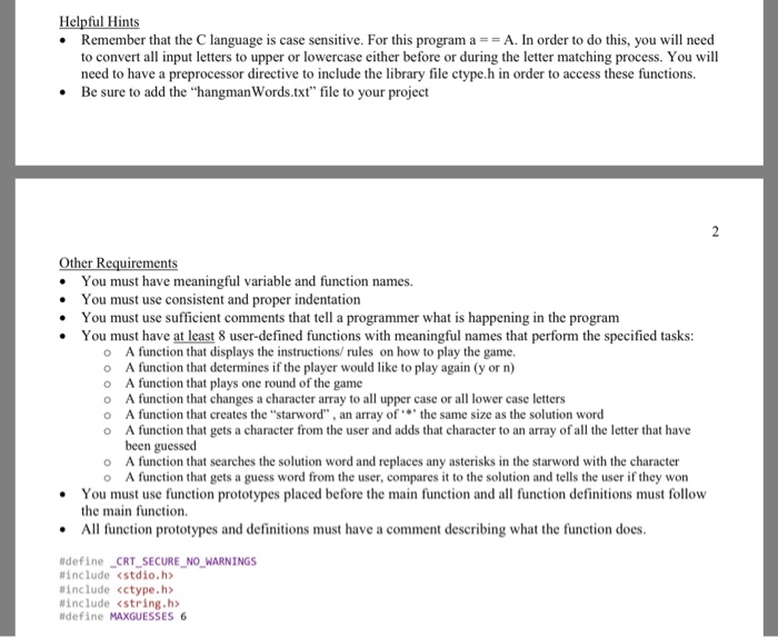 Write an interactive program that will allow a user to play the