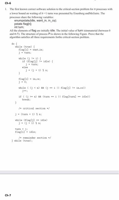 for n processes with a lower bound on waiting of n-1 turns