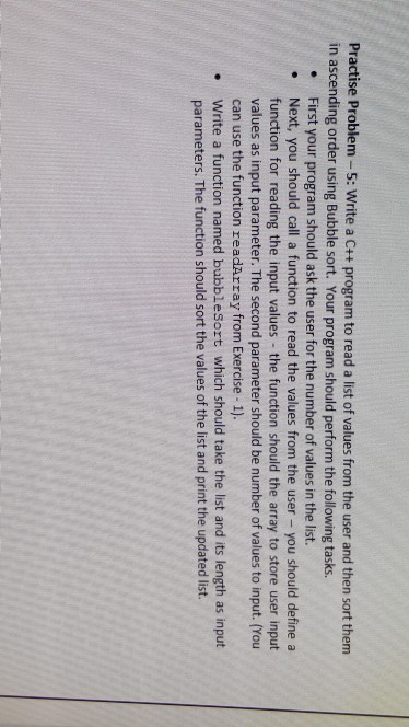 Hello can you help solve this problem in C++? thank you Practise