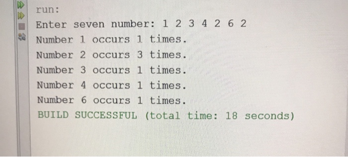  Use a Java 2-dimensional array to count the number of occurrences