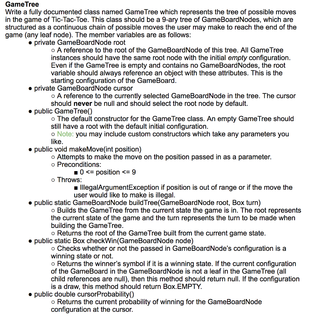 Toe This is the board: 1 2 3 4 5 6 7