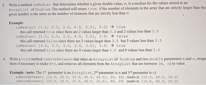 removeBetween method here Complete the following methods in Form_B class so that