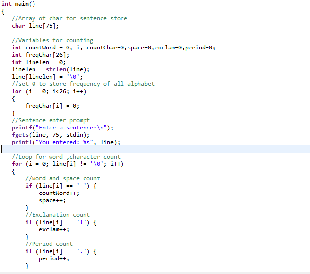 I would appreciate some extra ideas on an assembler program: word, line