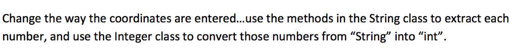 System.in); System.out.print("Enter the top-left coordinates for the rectangular portion: " int x1