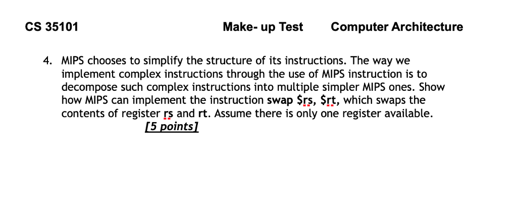 number of distinct operation codes that can be recognized and executed by
