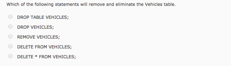 EMPLOYEE GROUP BY HireDate; SELECT COUNT(EmpNo) FROM EMPLOYEE; SELECT COUNT() FROM EMPLOYEE