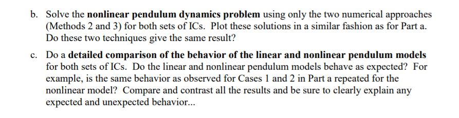 the pendulum equations of interest in this study and they are repeated