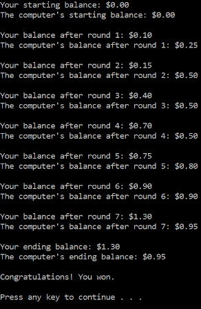 variables, and prototypes for the constructor and the member functions. Nothing should