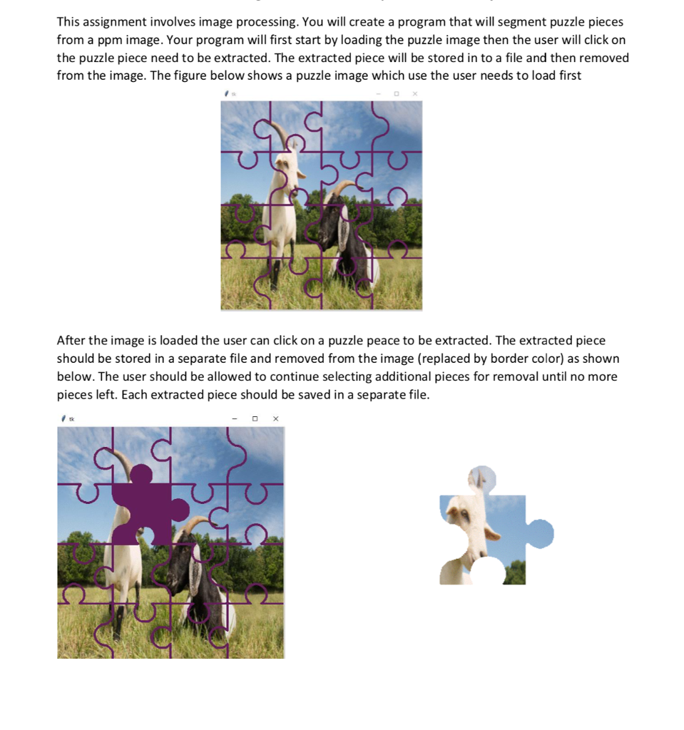  puzzle assignment using python 3 and simple graphics please help This