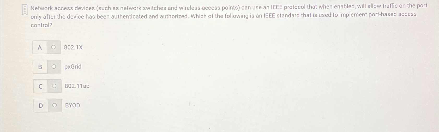  Network access devices (such as network switches and wireless access points)