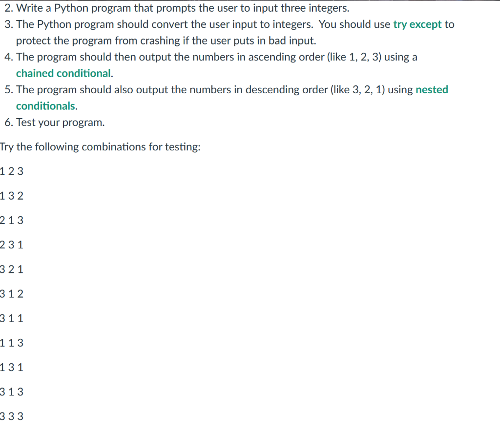  2. Write a Python program that prompts the user to input