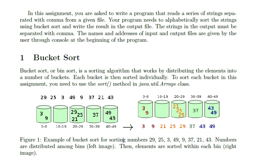  In this assignment, you are asked to write a program that