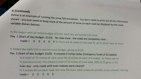 120 days. The code must implement the following requirements. a) The amount