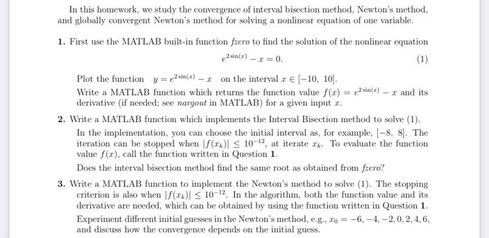 advanced math problem and the purpose is to code/create functions to solve